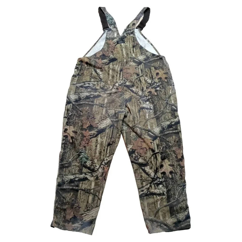 RedHead Mossy Oak Camo Bib Overalls Mens 3XLT Hunting Woodland Forest